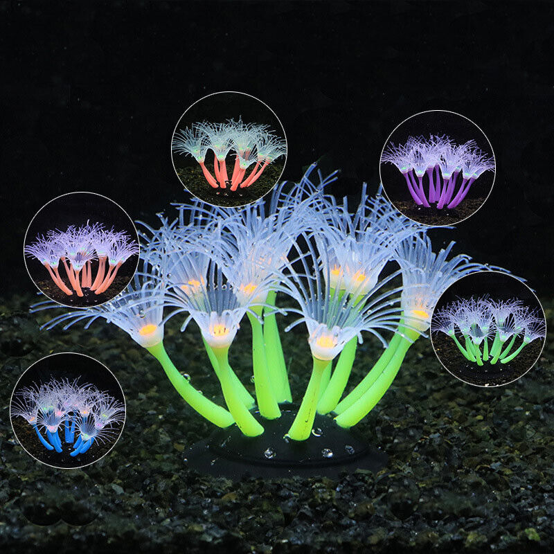 Silicone Glowing Landscape Art - Aquarium Fish Artificial review and price