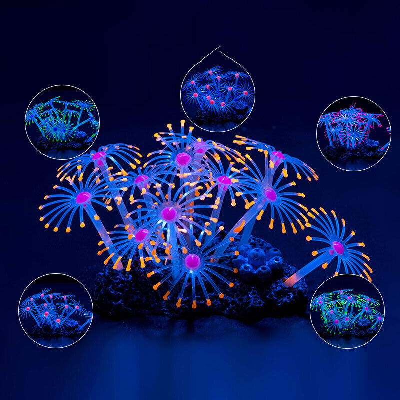 Silicone Glowing Landscape Art - Aquarium Fish Artificial review and price