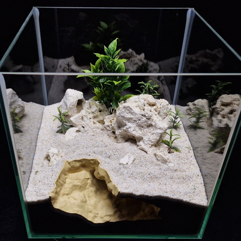 3D Printed High Sim Natural Ro - Aquarium Fish Hideout review and price