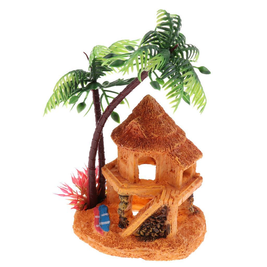 Artificial Coconut Tree Hidden - Aquarium Fish Artificial review and price