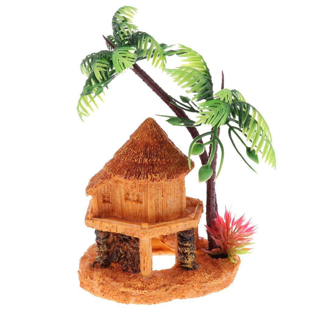 Artificial Coconut Tree Hidden - Aquarium Fish Artificial review and price