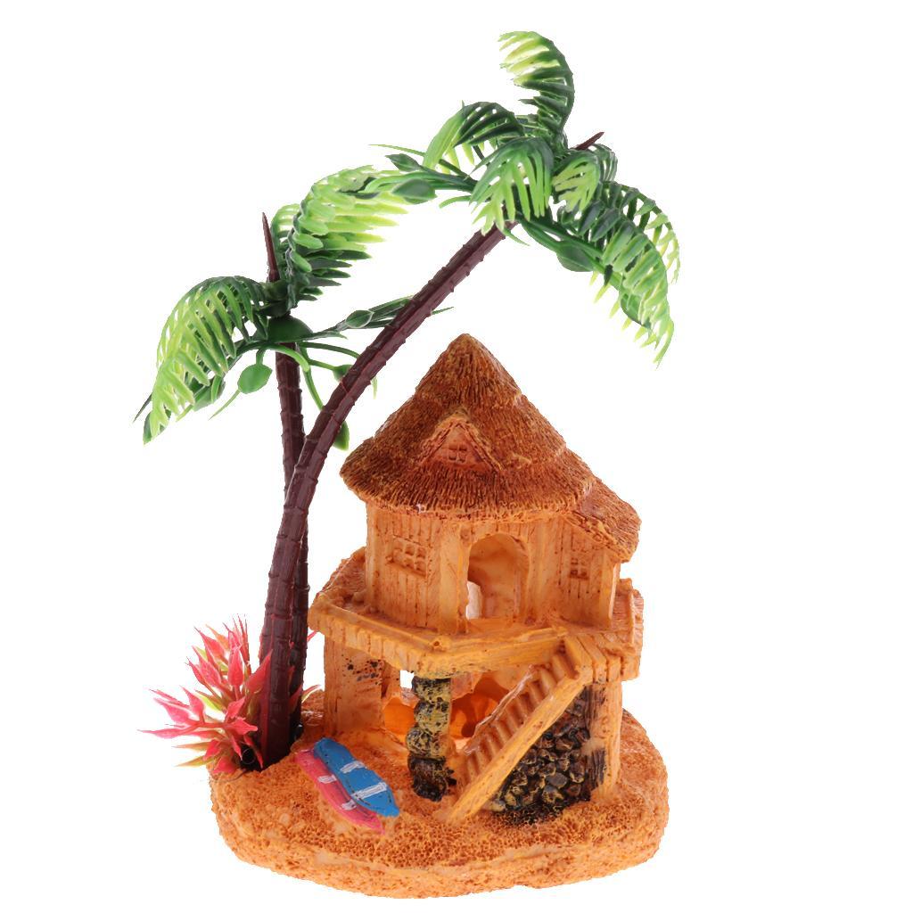 Artificial Coconut Tree Hidden - Aquarium Fish Artificial review and price