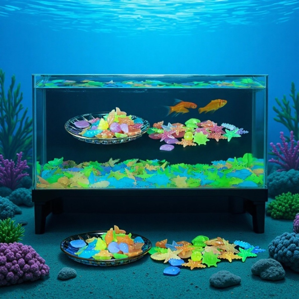 Glowing Luminous Ocean Stones  - Aquarium Fish Artificial review and price
