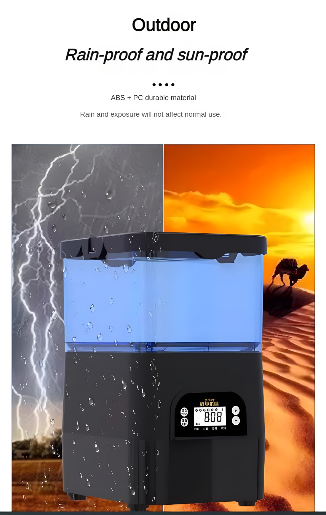 EVNICE Solar Automatic Fish Fe - Aquarium Fish Feeder Automatic review and price