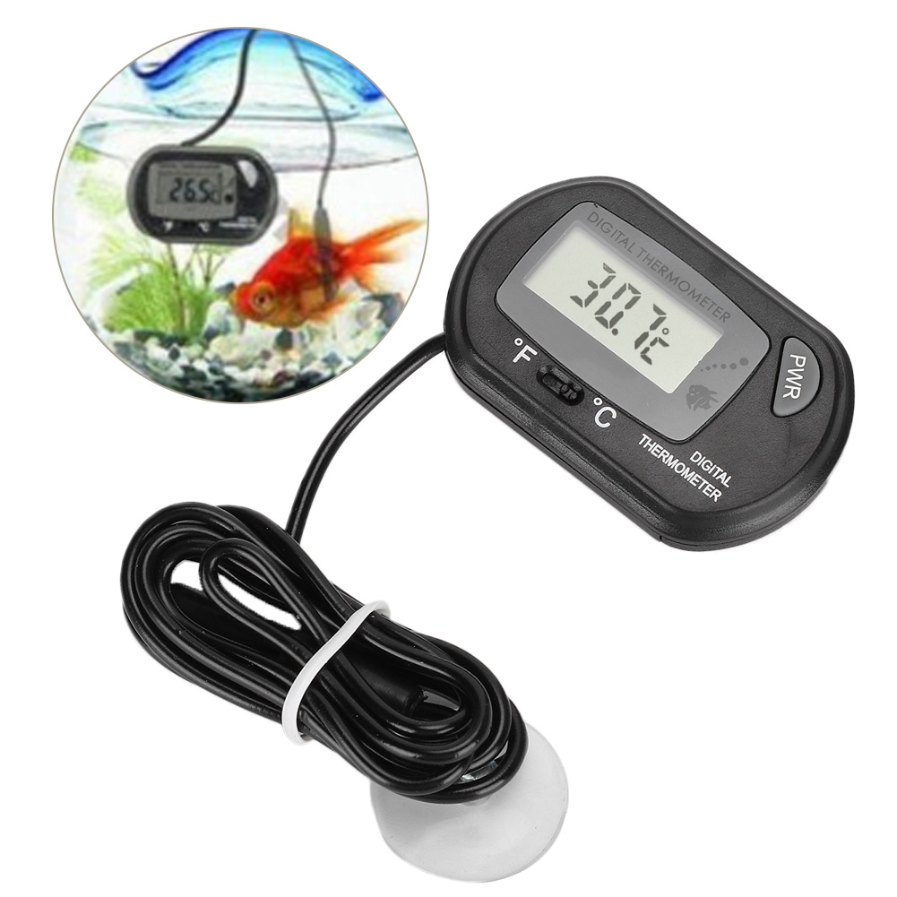 Digital LCD Sensor Aquarium Wa - Aquarium Fish Yellow And Black review and price