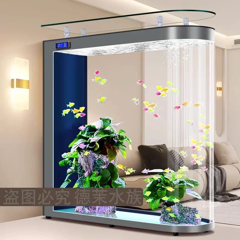 Floor-to-ceiling glass fish ta - Aquarium Xl review and price