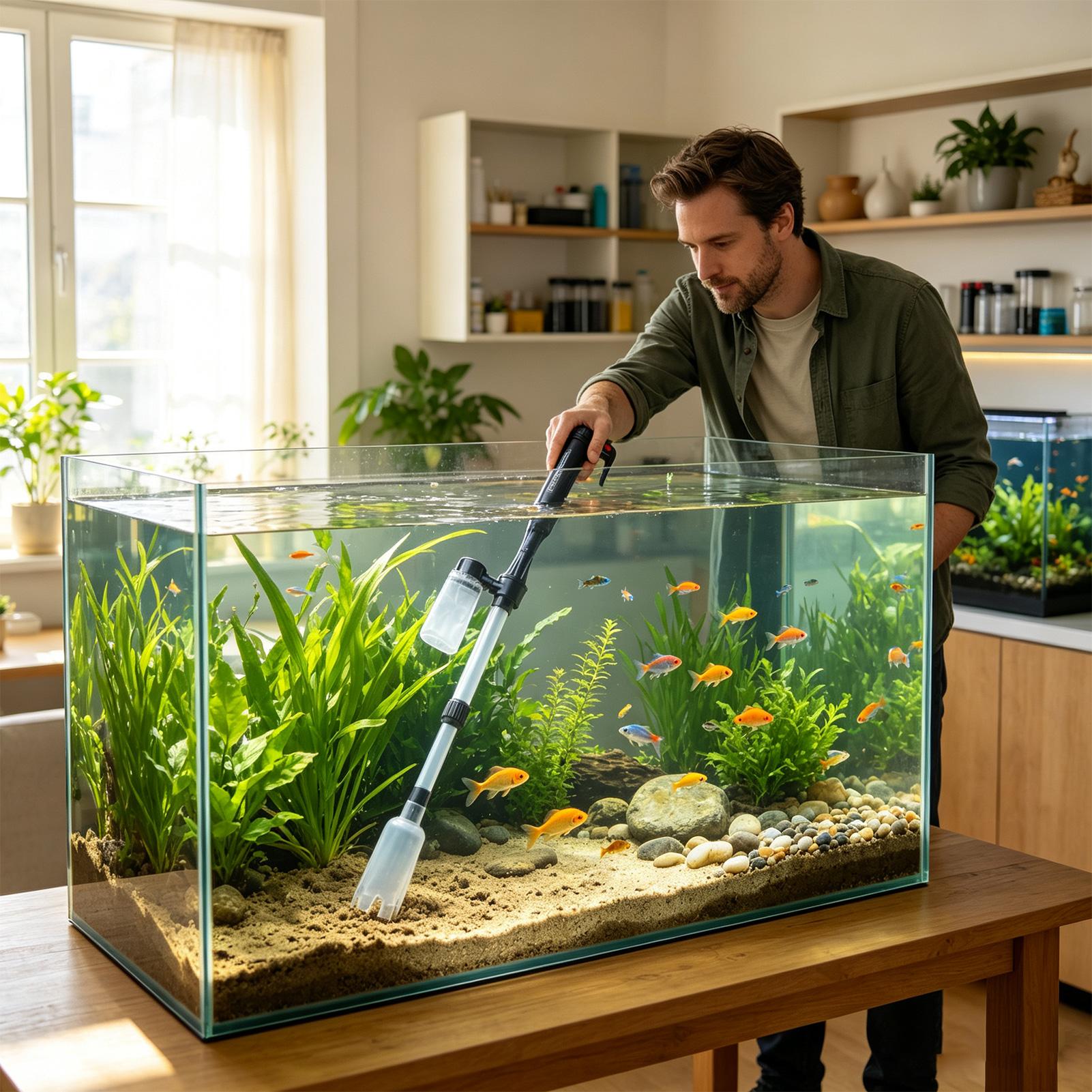 3 in 1 Aquarium Vacuum Gravel  - Aquarium Fish Electric review and price