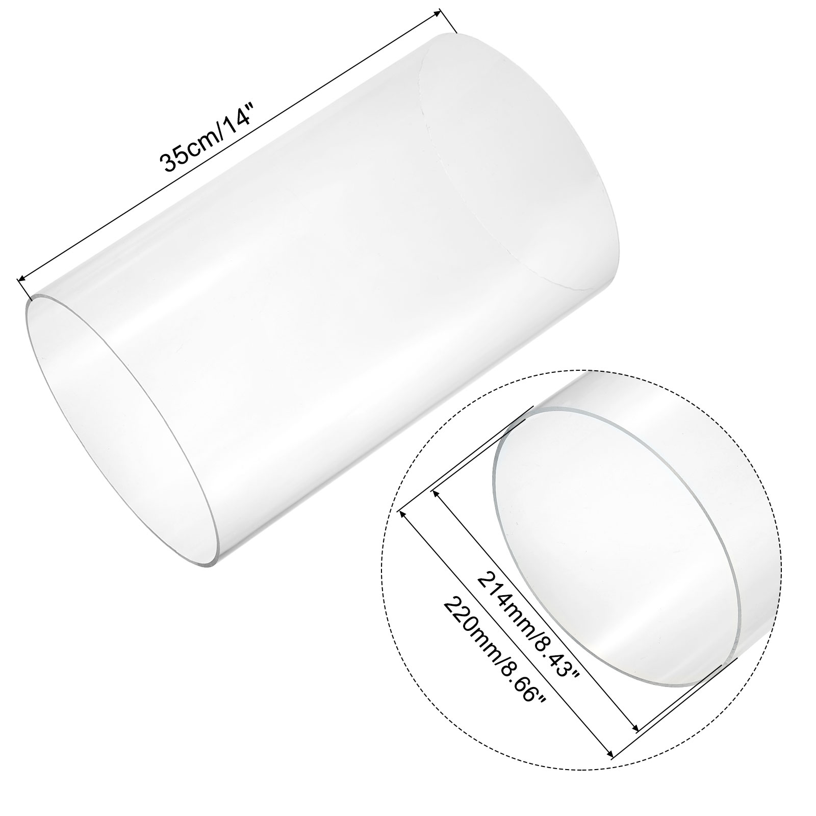 350mm Transparent Acrylic Aqua - Aquarium Fish House review and price