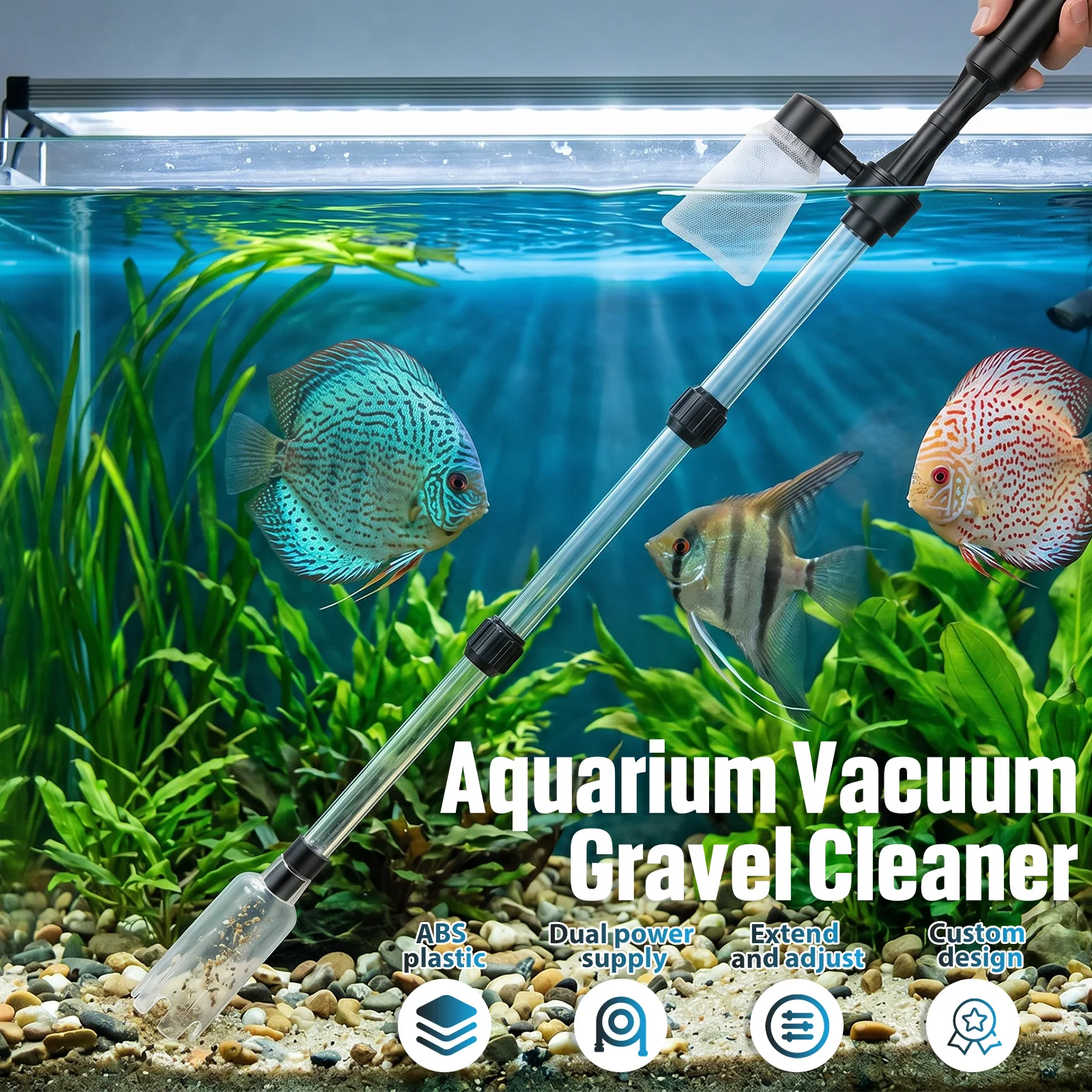 Aquarium Vacuum Gravel Cleaner - Aquarium Fish Electric review and price