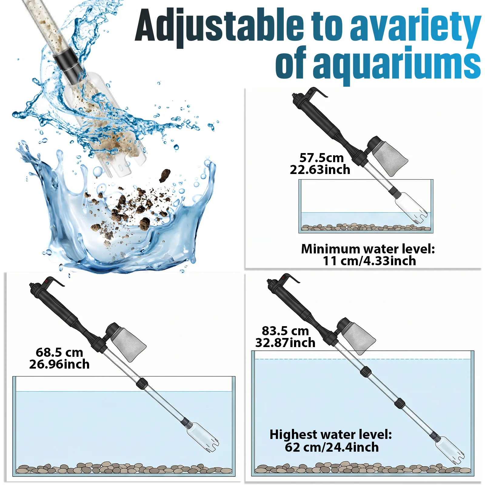 Aquarium Vacuum Gravel Cleaner - Aquarium Fish Electric review and price