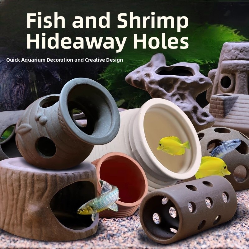  Clay Tank with Hiding Hole fo - Aquarium Fish Reproduction review and price