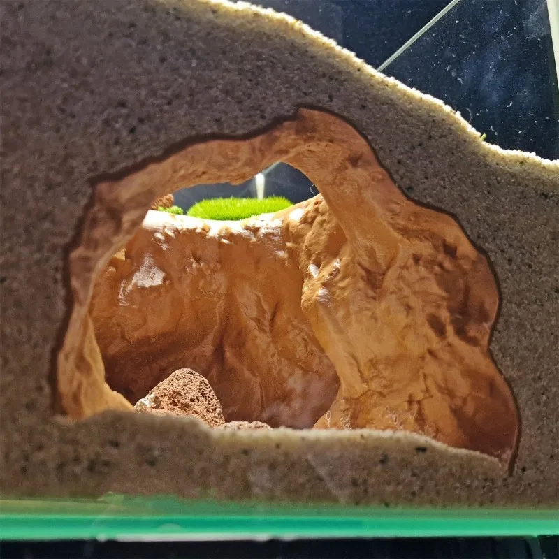 Sinkhole Cave Aquarium Ornamen - Aquarium Fish Hideout review and price