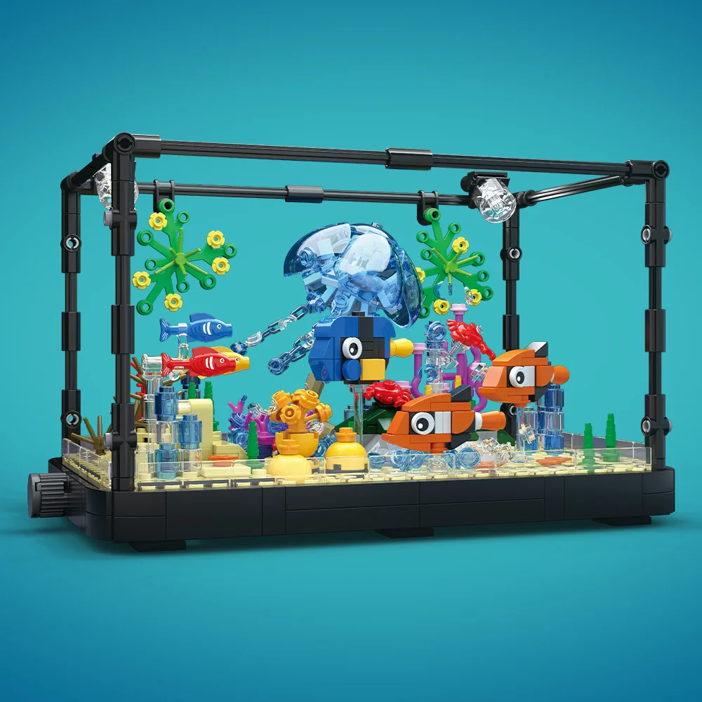 Fish Tank Building Block Set w - Aquarium Fish House review and price