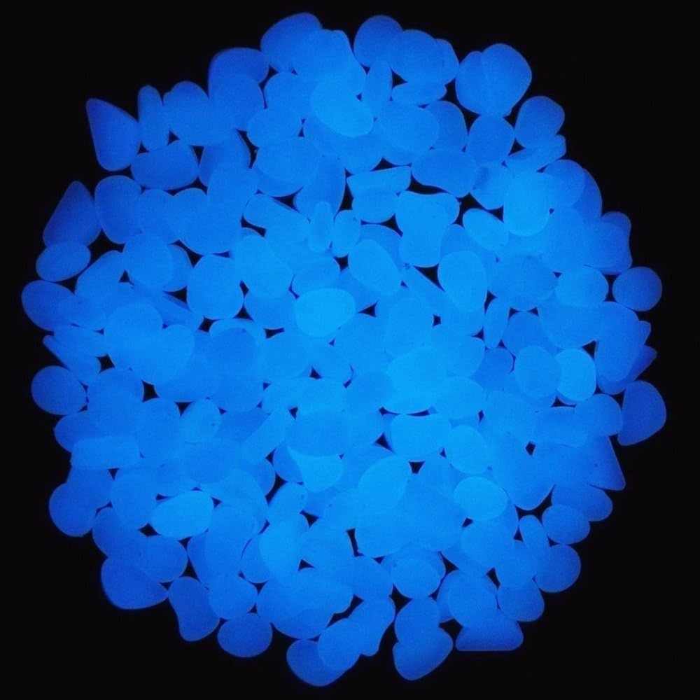 Fish Tank Rocks Glow Blue Pebb - Aquarium Fish House review and price