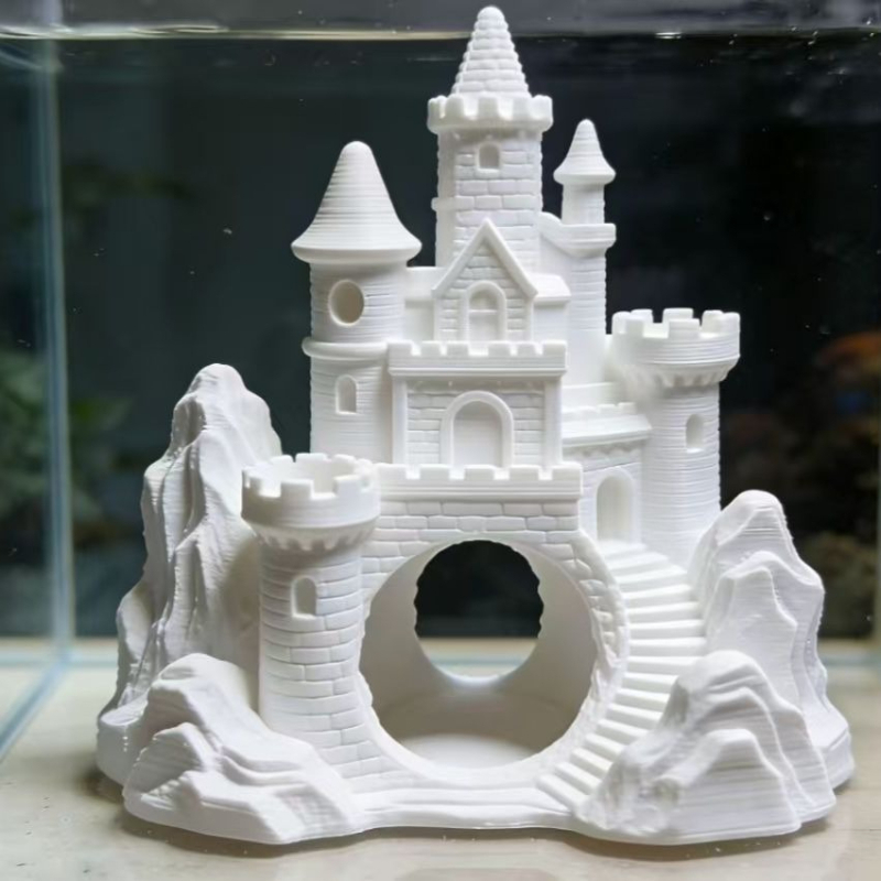 Fairy Tale Castle 3D Print Aqu - Aquarium Fish Hideout review and price
