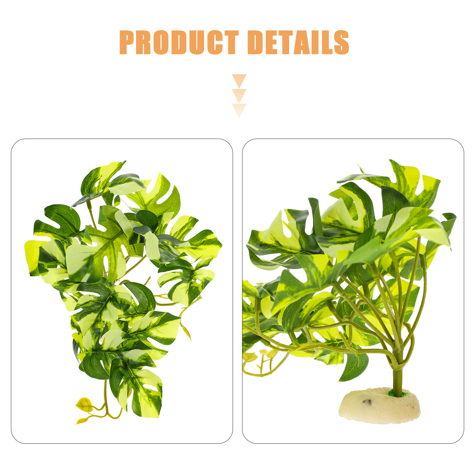Lifelike Resin Reptile Terrari - Aquarium Fish Artificial review and price