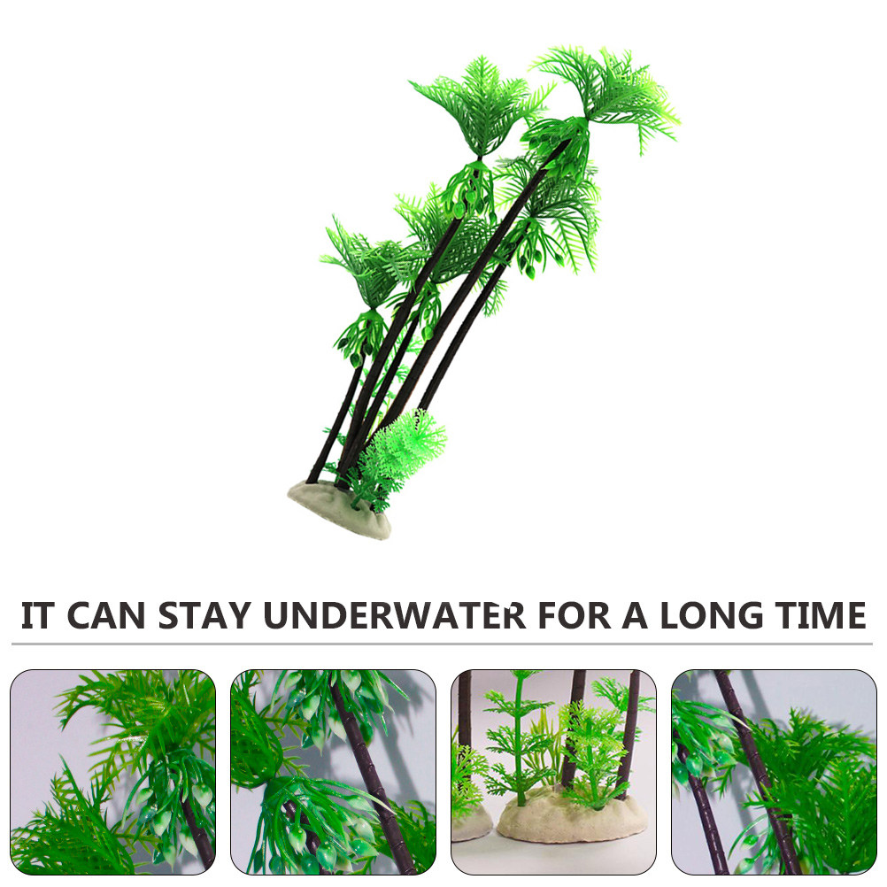 1Pcs Artificial Coconut Tree L - Aquarium Fish Artificial review and price