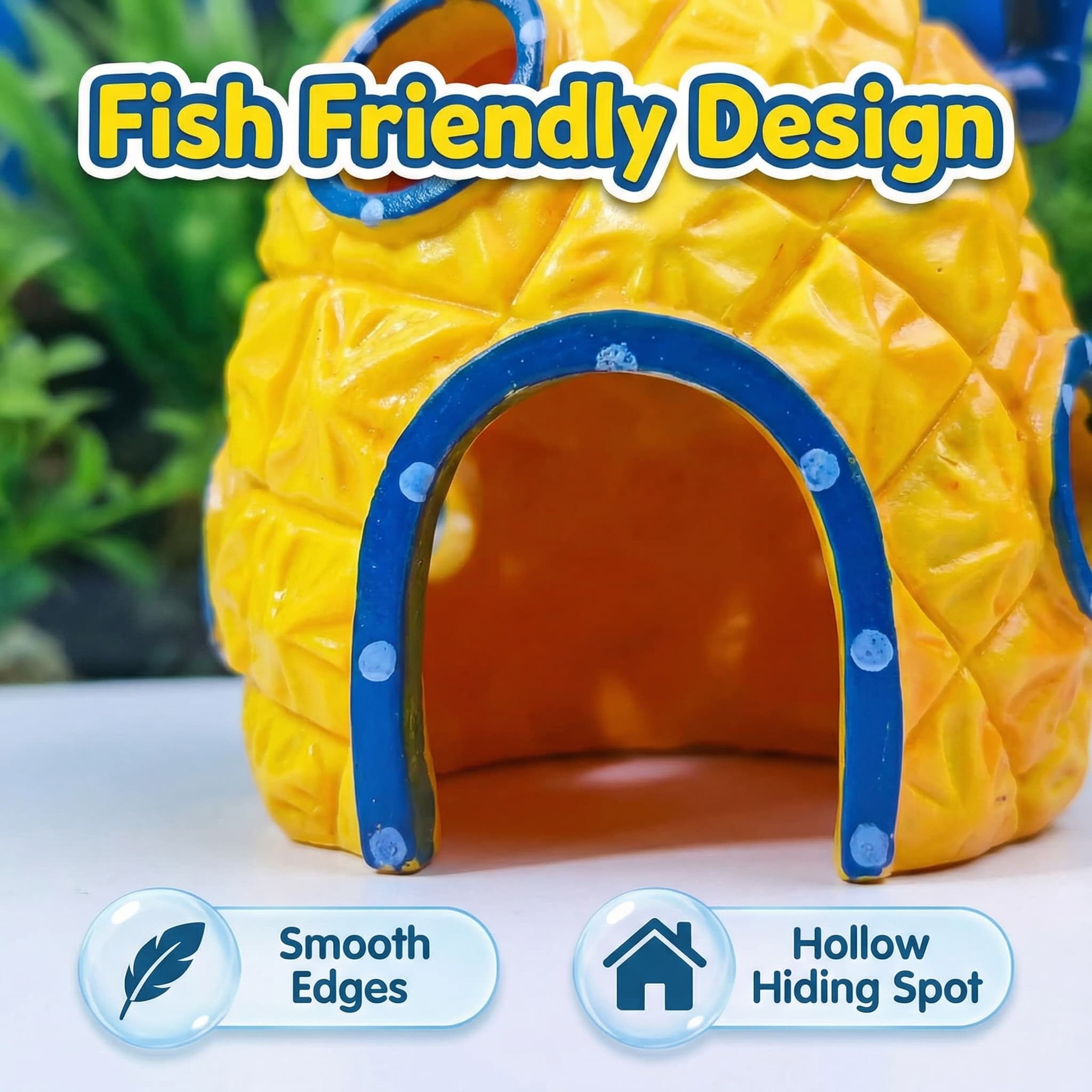 Pineapple House Aquarium Decor - Aquarium Fish Hideout review and price