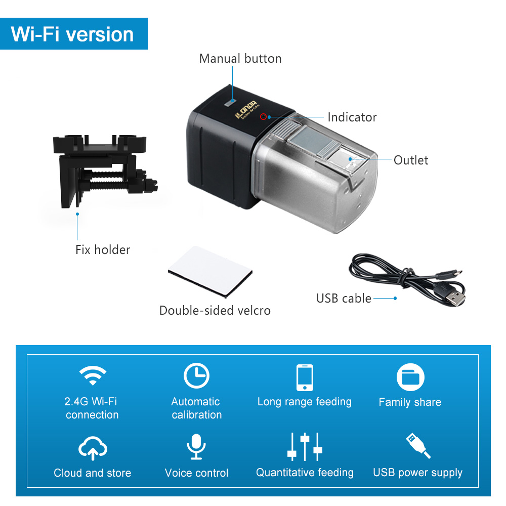 WiFi Fish Feeder Automatic Fis - Aquarium Fish Feeder Automatic review and price